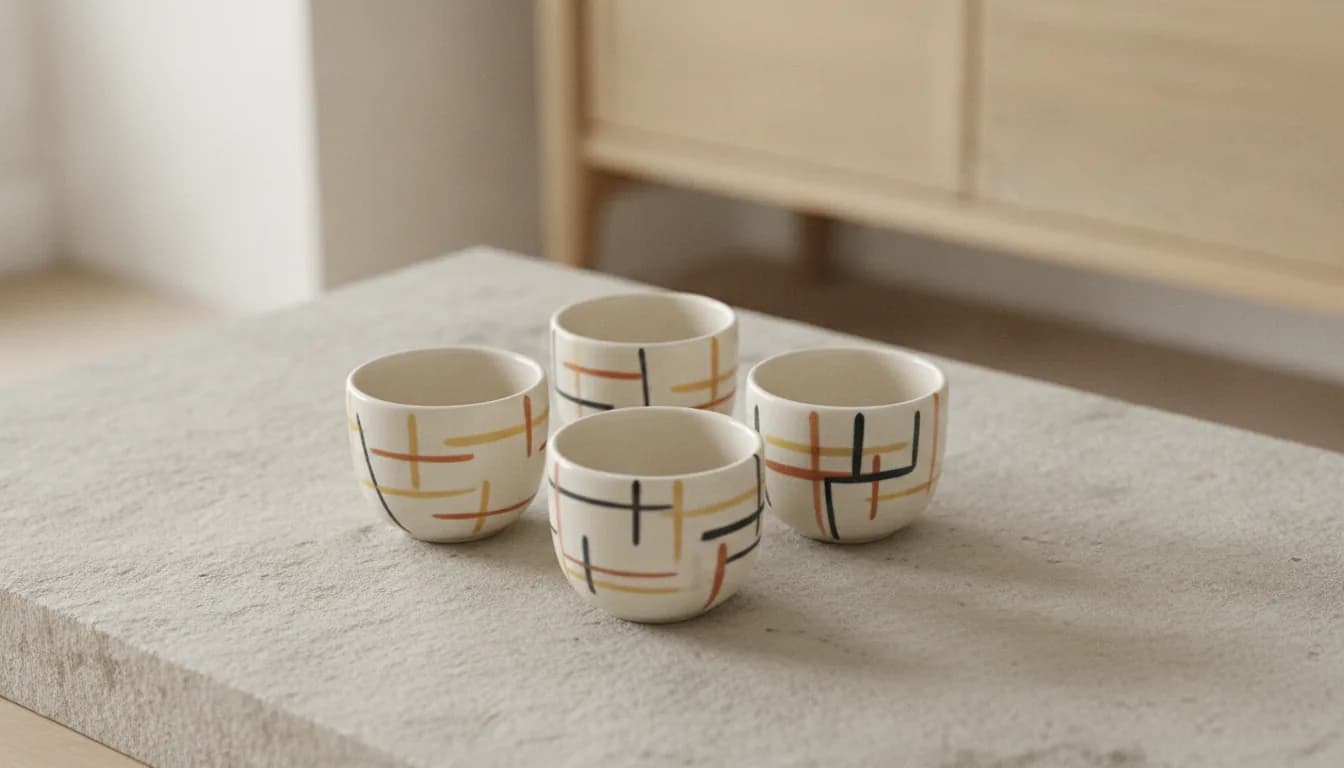 Espressotassen im Set